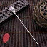 Vintage Chinese Style Hanfu Hair Stick Women Metal Glaze Hair Fork Hair Chopsticks Hairpin Woman Jewelry Hair Clip Accessories