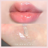 Mirror Water Lip Gloss Water Glossy Lip Glaze Transparent Lip Oil Lasting Liquid Lipstick Clear Glitter Primer Hydrating Plump