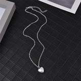 Mtcytea  Bohemia Multilayer Necklace For Women Gold Silver Color Pearl Choker Necklaces New Neck Jewelry Collier Femme