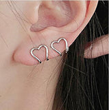 Fashion Stud Earrings For Women White Heart Drip Oil Earrings Pearl Earring Fine Jewelry Wholesale