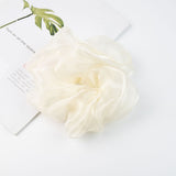 Fashion Big Size Organza Hair Scrunchies for Women Elastic Hair Ties Girls Headwear Ponytail Holder Hair Bands Hair Accessories