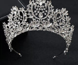 A195 Baroque Wedding Headband Crystal Bridal Crowns and Tiaras Hair Jewelry Accessories Women Rhinestone Headwear Queen Diadem