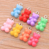 10Pcs 26 Styles Mix Fruit Animals Flowers Sieve Resin Earring Charms Diy Findings Keychain Bracelets Pendant For Jewelry Making