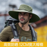 New Sun Protection Fishing Hat Summer Breathable Mesh Camping Hiking Caps Anti-UV Sun Hat Mountaineering Caps Men's Panama Hat