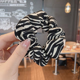 New Knitted Hair Scrunchie Headband for Women Solid Color Velvet Elastic Hair Bands Rings Girls Hair Accessories Headwear