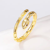 Korea New Fashion Jewelry Exquisite 18K Real Gold Plated AAA Zircon Ring Elegant Women's Opening Adjustable Wedding Gift