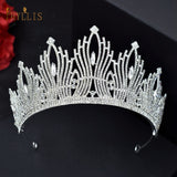 A195 Baroque Wedding Headband Crystal Bridal Crowns and Tiaras Hair Jewelry Accessories Women Rhinestone Headwear Queen Diadem