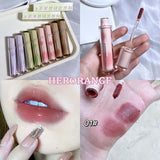 Mtcytea Iced Tea Mirror Lip Glaze Watery Lip Gloss Waterproof Lasting Transparent Jelly Liquid Lipstick Womon Beauty Makeup Lip Cosmetic