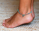 Lotus Chakra Anklet Ankle Chain Ankle Bracelet Gemstone Chakra Ankle Chain Rainbow Beaded Anklet