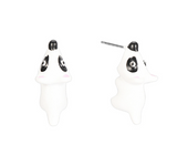 Mtcytea Trendy Cute Animal Bite Earring Cartoon Soft Clay Animal Earrings Tyrannosaurus Earrings Dinosaur Stud Ear Party Fun Gifts