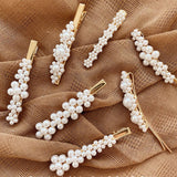 1/2PCS Pearl Metal Hairclips Women Hair Clip Girls Hairpins Barrette Hairgrip Hariband Bobby Pin Hair Accessories Styling Tool