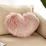 Pink Heart Shape Throw Pillow Sofa Car Seat Cushion Stuffed Plush Doll Toy Cushion Home Decoration Cushions Wedding Lovers Gift