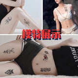 60 Styles Waterproof Temporary Tattoo Sticker for Women Men Tattoos Wolf Skull Flowers Snake Body Art Neck Arm Hand Fake Tatoo