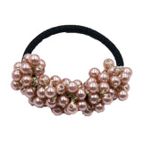 Fashion Woman Big Pearl Hair Bands Fashion Korean Style Hair Ties Scrunchies Girls Ponytail Holders Rubber Band Hair Accessories