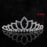 20 style Kid Cute Princess Tiaras and Crowns Crystal Headband Bridal Crown Wedding Party Accessories Girls Fashion Hair Jewelry