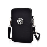 New Girls Canvas Messenger Bag Women Small Mobile Phone Bag Simple Casual Female Shoulder Bag