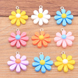 10Pcs 26 Styles Mix Fruit Animals Flowers Sieve Resin Earring Charms Diy Findings Keychain Bracelets Pendant For Jewelry Making