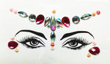 3D Sexy  face tattoo stickers Temporary tattoos  glitter fake tattoo  rhinestones for woman  Party face Jewels tatoo