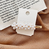 1/2PCS Pearl Metal Hairclips Women Hair Clip Girls Hairpins Barrette Hairgrip Hariband Bobby Pin Hair Accessories Styling Tool