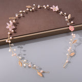 Pearl Rhinestone Women Headband Wedding Hair Accessories For Women Bride Tiara Headband Hair Jewelry Silver Color Hairband