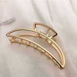 Women Girls Geometric Metal Hair Claw Clip Clamps Hair Crab Diverse Shape Hair Clip Hairpin Large Size Hair Accessories Gifts