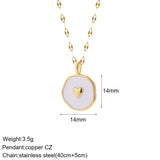 Heart Evil Blue Eye Sun Necklace for Women Cute Dog Bee Elephant Gold Color Pendant Woman's Collars Long Stainless Steel Chains