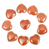 10pc/set Natural Heart Shaped Crystals Stones Mini 2cm Ornaments Reiki Rose Quartz 7 Chakras Energy Healing Gemstones Home Decor