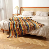 Bohemian Plaid Sofa Blanket Summer Knitted Comfortable Soft Blankets for Bed Sofa Cover Bedspread Office Nap Blanket