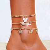 FNIO Bohemia Chain Anklets for Women Foot Accessories  Summer Beach Barefoot Sandals Bracelet ankle on the leg Female