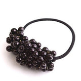 Mtcytea Pearls Beads Hair Ties Elastic Hair Bands For women Hair Rope Scrunchies Ponytail Holders Rubber Hair Accessories