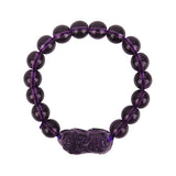 Natural Amethyst Body-purify Slimming Bracelet Stone Energy Bracelets for Women Weight Loss Bracelet Fatigue Relief Healing Yoga