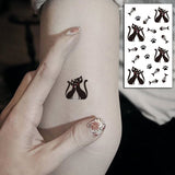 Feather Bird 8 Element Pattern Dandelion Temporary Tattoo Sticker Fake Tattoos for Women Men Body Makeup Waterproof Stickers