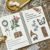 60pcs/pack Flowers Stickers for Decoration DIY Diary Album Planner  Stickers Stationery Sticker School Supplies