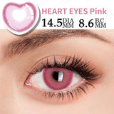 1 Pair Korean Fashion Lenses Pink Cosplay Anime Lenses Color Contact Lenses for Eyes Cosmetics Colored Lenses Red Lenses