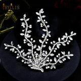 A338 Luxury Full Rhinestone Wedding Hair Clips Bridal Headwear Bride Headpiece Party Prom Hair Accessories Girl Women Headband