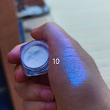 Chameleon Polarized Aurora Shimmering Eyeshadow Powder Thin Iridescent Eye Shadow Holographic Eye Shadow Highlighter Pigments