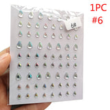 Makeup Diamond Eyes Face Festival DIY Body Crystal Gems Tattoo Adhesive Rhinestone Nail Art Decoration Acrylic Eyeshadow Sticker