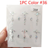 Makeup Diamond Eyes Face Festival DIY Body Crystal Gems Tattoo Adhesive Rhinestone Nail Art Decoration Acrylic Eyeshadow Sticker