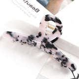 New Acetate Hair Claws Crab Clamps Charm Claw Clips Women Girls Leopard Hair Clips Retro Cross Hairdress Hair Styling Tool