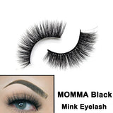 Mtcytea 3D Handmade Mink Eyelashes Brown Thick Long Faux Eyelash Natural Messy Cross Lashes For Lash Extension New  Makeup Tools