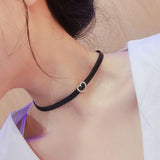 New Sexy Collar Black Lace Bow Choker Velvet Clavicle Choker INS Style Short Necklace for Women Jewelry Wholesale