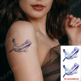 Waterproof Temporary Tattoo Sticker 10.5*6 cm butterfly fish tatto stickers flash tatoo fake tattoos for girl women