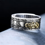 Feng Shui Ring Women Amulet Wealth Lucky Open Adjustable Ring Men Buddhist Jewelry Rings Unisex