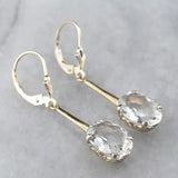 Trendy Silver Color Inlaid with Green Stones Drop Earring Women Shining Zircon Hook Dangle Earrings Wedding Jewelry