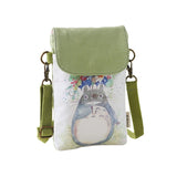 New Girls Canvas Messenger Bag Women Small Mobile Phone Bag Simple Casual Female Shoulder Bag