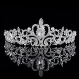 Mtcytea Vintage Baroque Wedding Bridal Hair Accessories Bridesmaid Dragonfly Women Girls Gold Color Crystal Tiara Crown Headbands