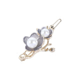 Fashion Golden Metal Shell Hollow Starfish Conch Pearl Hair Grip Hairpin Hair Ornament Hair Styling Accessories for Women