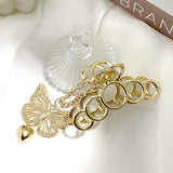 Fashion Gold Silver Hollow Geometric Hair Clips Metal Hair Claw Cross Hairclip Headband Hairpin Hair Crab Women Hair Accessories