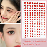 3D Face Jewelry Crystal Diamond Disposable Tattoo Stickers DIY Women Eyes Face Body Rhinestones Waterproof Makeup Art Stage 1pcs