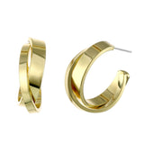 Retro Alloy Metal Round Hoop Earrings for Women Fashion Gold Color Silver Color Bohemian Jewelry Earrings Party Gift